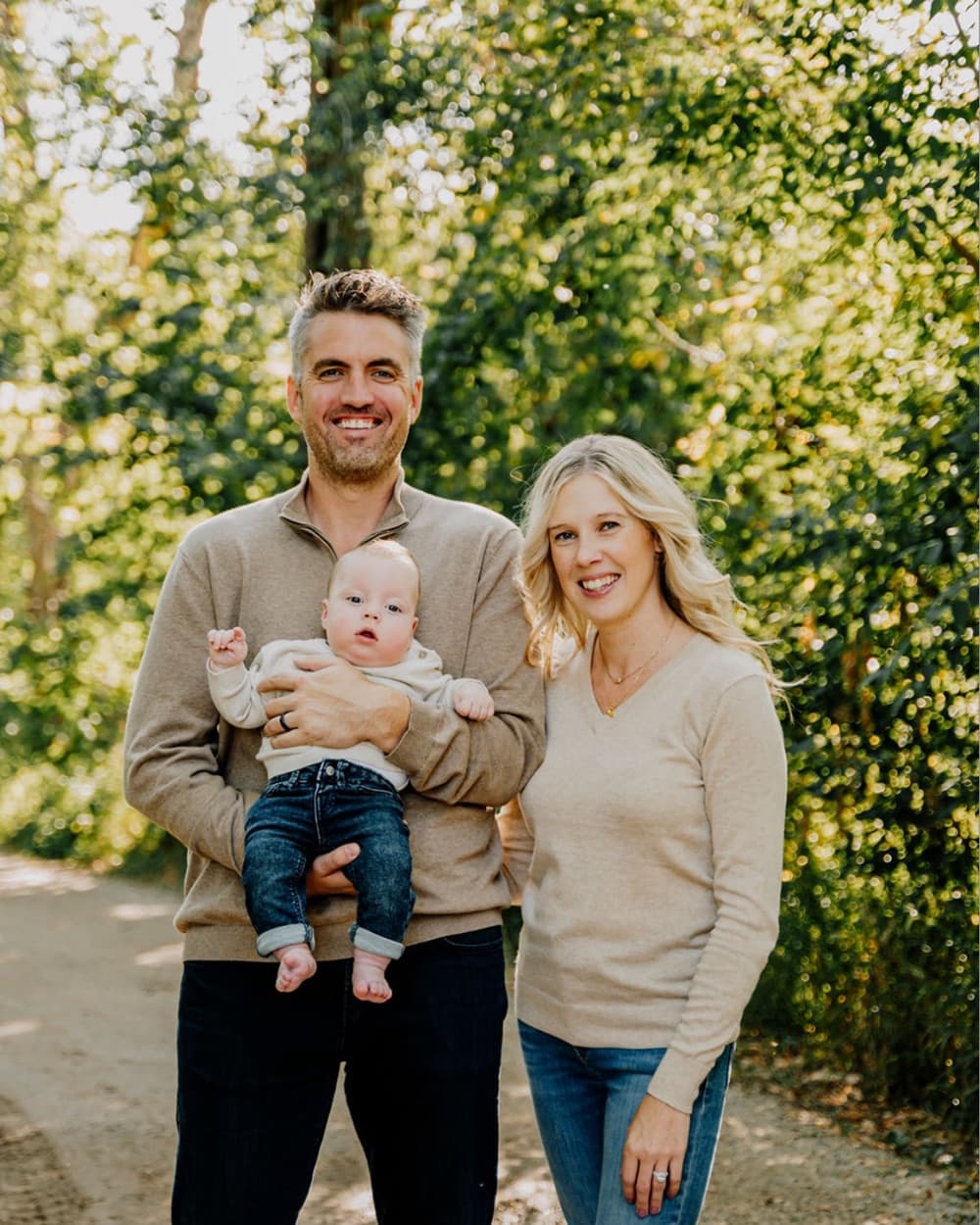 Adam with his family